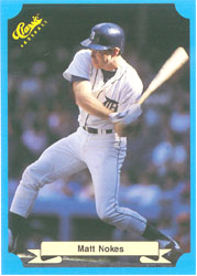 1988 Classic Blue Baseball Cards       207     Matt Nokes